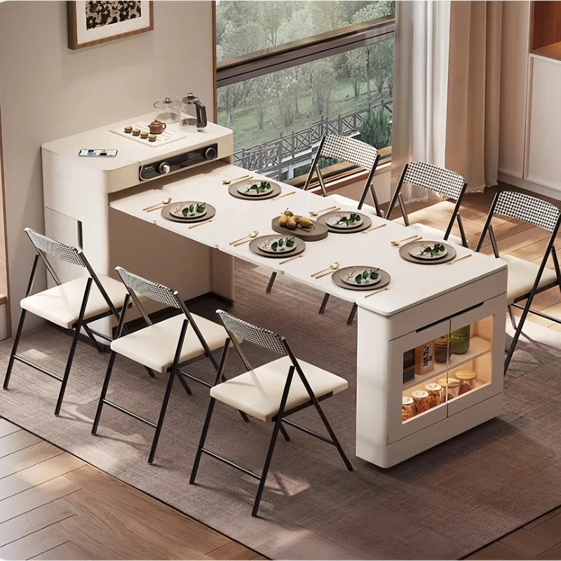 Kücheninselschrank mit ausziehbarem Tisch