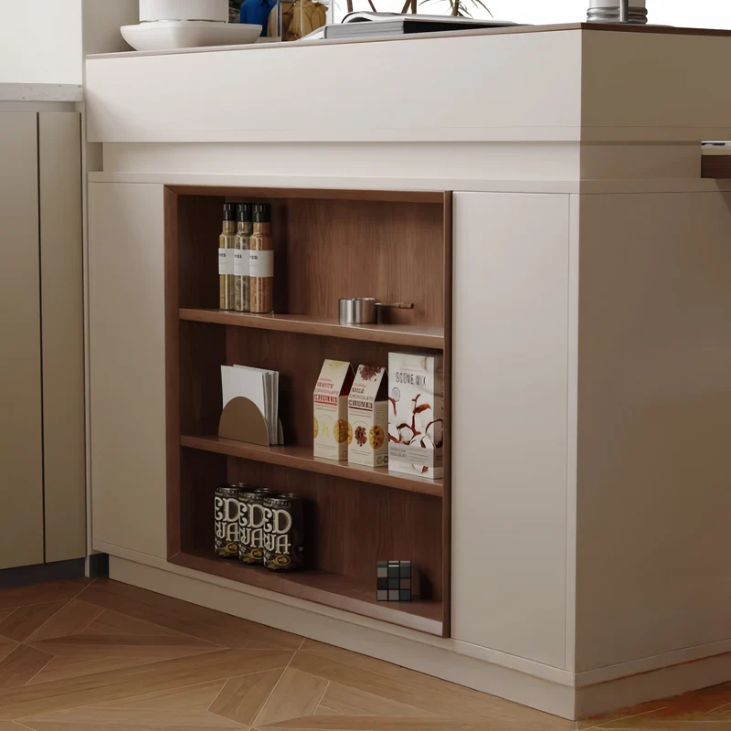 Kücheninselschrank mit 180° drehbarem Tisch