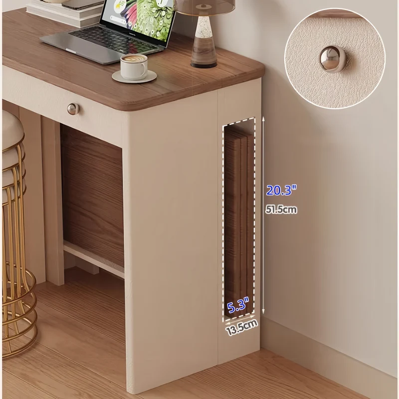 Ausziehbarer Esstisch mit rollbarem Sideboard und Stühlen (Set)