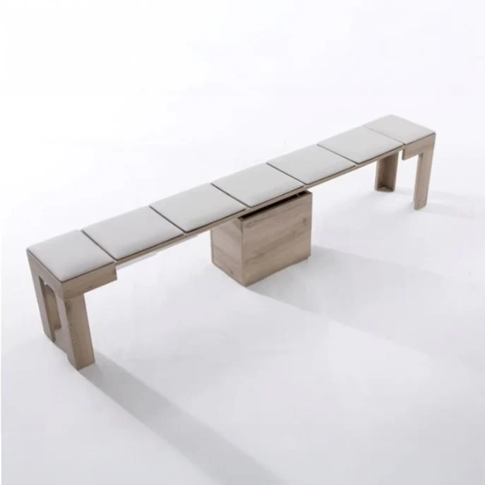 Verwandelbarer 2-in-1-Ess- und Couchtisch mit Auf- und Ab-Mechanismus