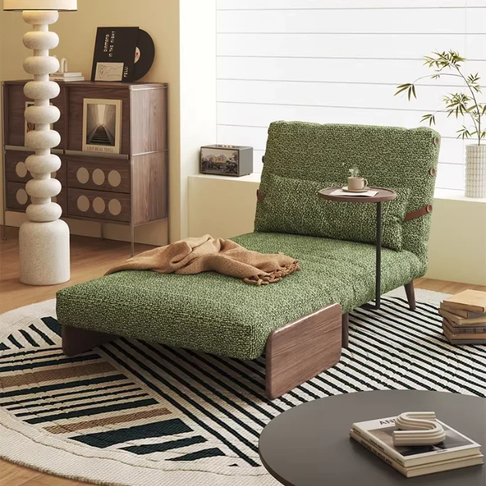 3-in-1 Schlafsofa aus Chenille-Stoff