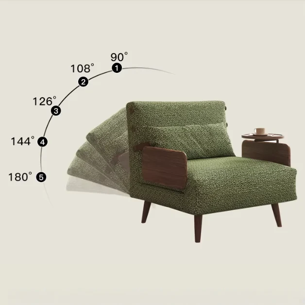 3-in-1 Schlafsofa aus Chenille-Stoff