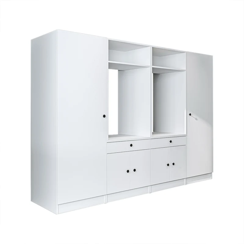 Roomart Waschmaschinenschrank SERIE 1, 254 cm, Schrankwand mit 2 Hochschränken, in 3 Farben