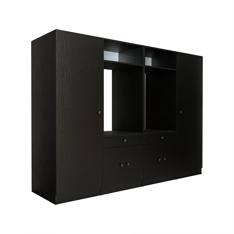 Roomart Waschmaschinenschrank SERIE 1, 254 cm, Schrankwand mit 2 Hochschränken, in 3 Farben