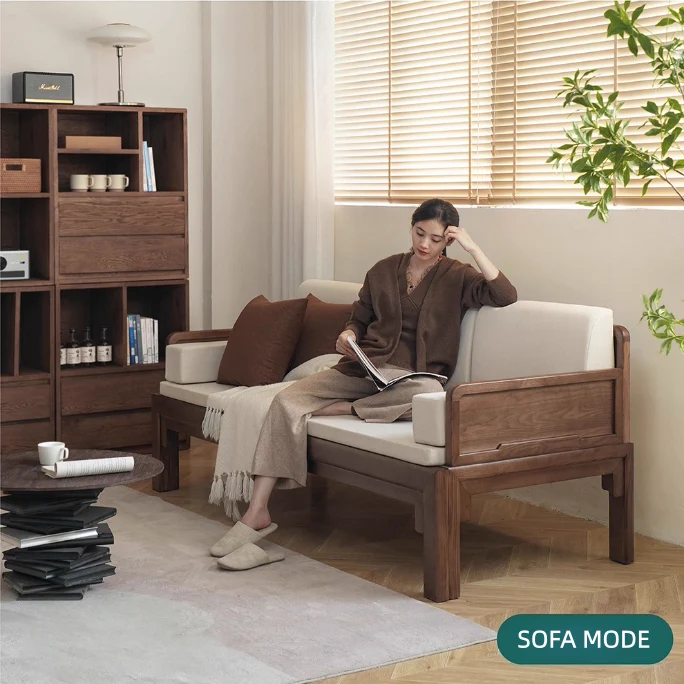 Arhat-Schlafsofa aus massivem Eschenholz