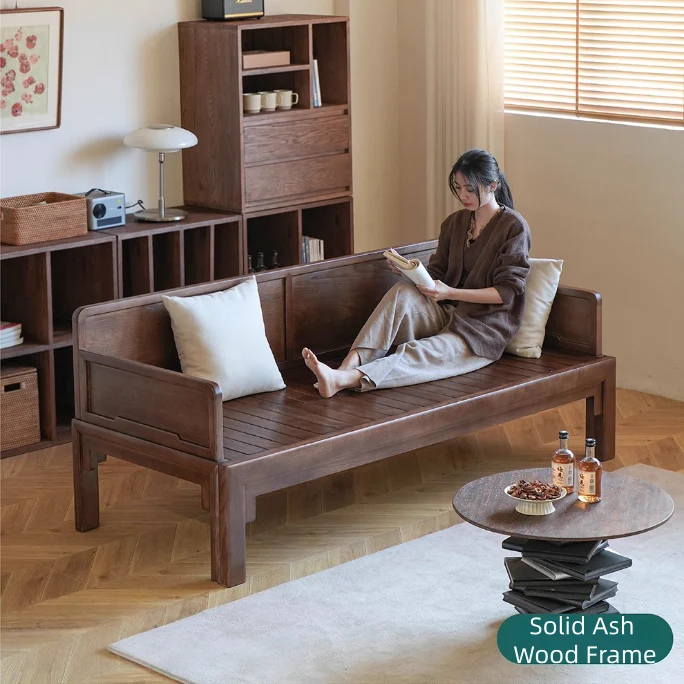 Arhat-Schlafsofa aus massivem Eschenholz
