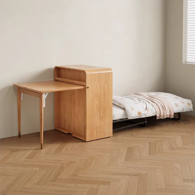 Platzsparender 3-in-1-Klappschreibtisch mit verstecktem Bett