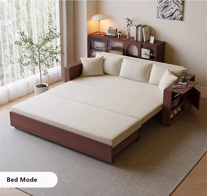Multifunktions-Schlafsofa mit ferngesteuertem Hub-Couchtisch