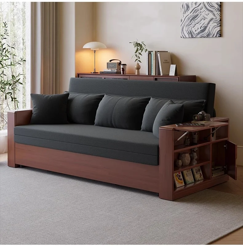 Multifunktions-Schlafsofa mit ferngesteuertem Hub-Couchtisch