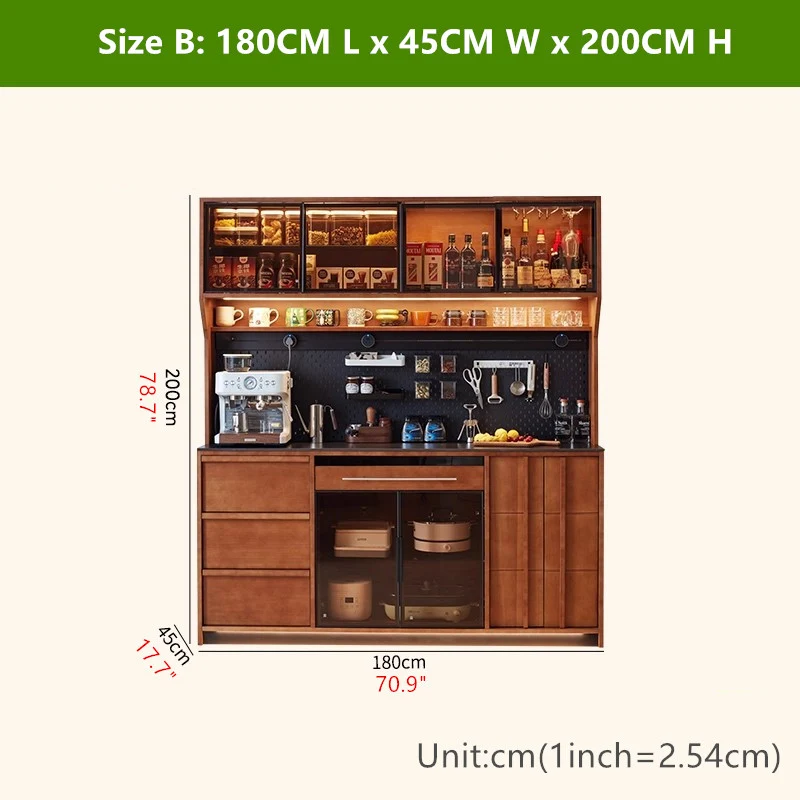 Moderner multifunktionaler Buxus-Buchsbaum-Sideboardschrank