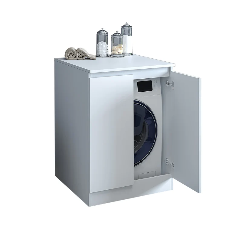 Roomart Waschmaschinenschrank ATLANTIC-V, 70 cm, mit Oberschrank, in Weiß