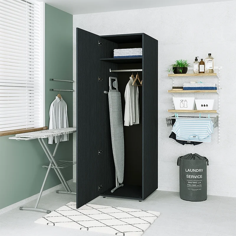 Roomart Hochschrank 60 cm, 205 oder 240 cm hoch, mit Einlegeböden, in 3 Farben
