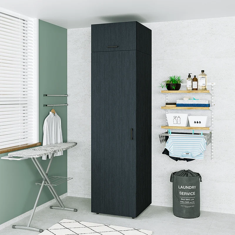 Roomart Hochschrank 60 cm, 205 oder 240 cm hoch, mit Einlegeböden, in 3 Farben