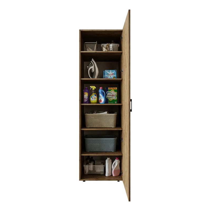Roomart Hochschrank 60 cm, 205 oder 240 cm hoch, mit Einlegeböden, in 3 Farben
