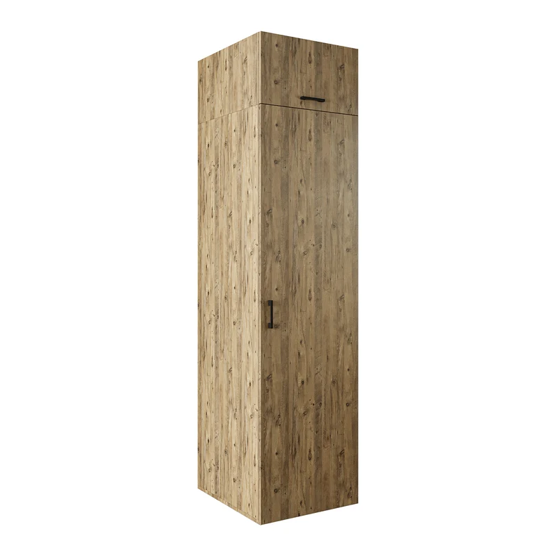Roomart Hochschrank 60 cm, 205 oder 240 cm hoch, mit Einlegeböden, in 3 Farben