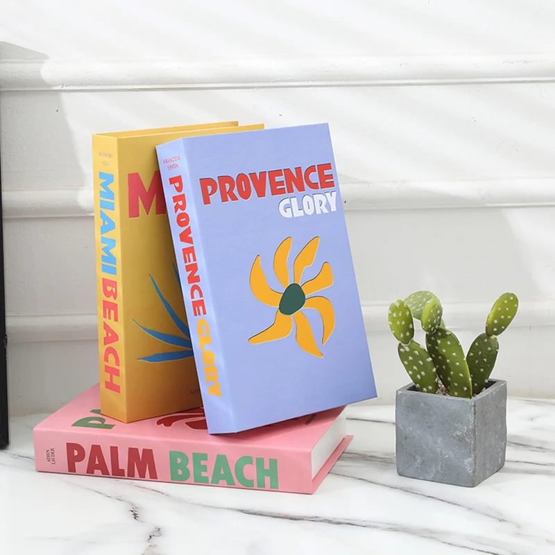 Travel Series Decorative Fake Book – Coffee Table Storage Box or Prop