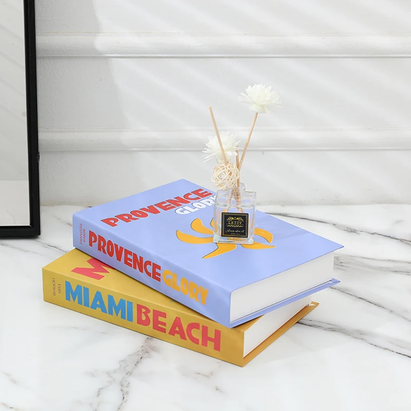 Travel Series Decorative Fake Book – Coffee Table Storage Box or Prop