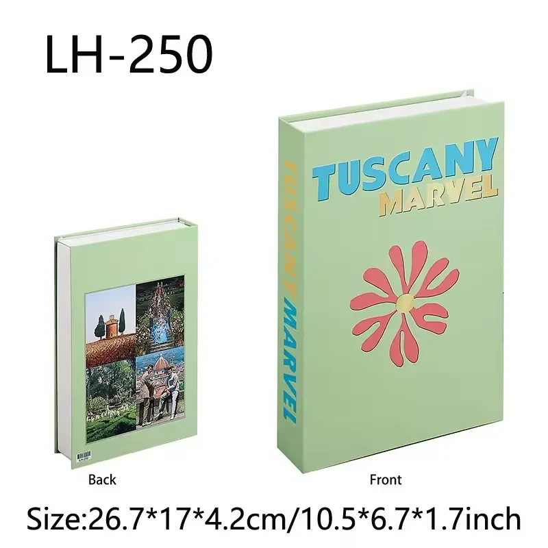 Travel Series Decorative Fake Book – Coffee Table Storage Box or Prop