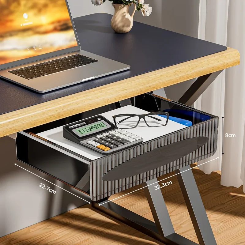 Invisible Under Desk Drawer Pull-Out Storage Box Organizer