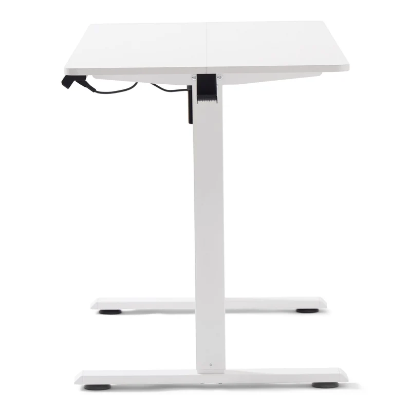 Damian höhenverstellbarer Schreibtisch 115x60 cm in weiß