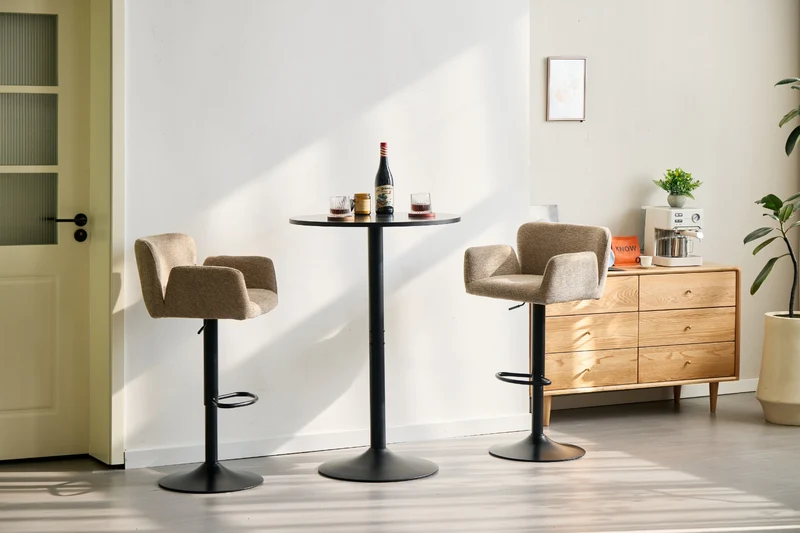Alya Bartisch schwarz Ø70 cm