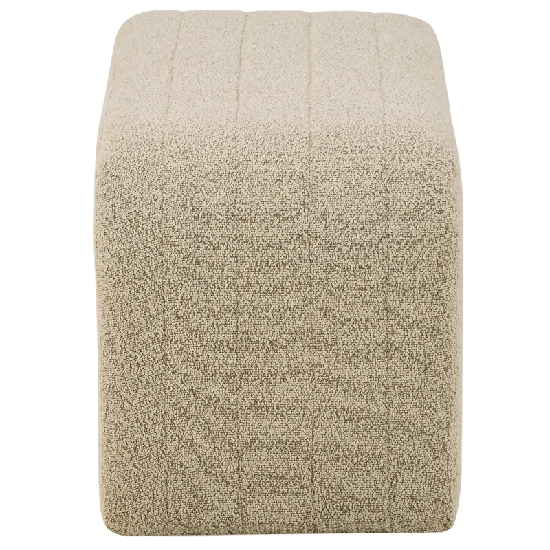 Lianna Bank aus beigem Boucle 95x40x44 cm