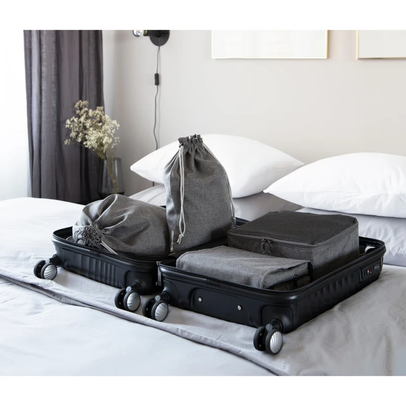 TRAVEL Wäschesack Grau - 2 Stk.