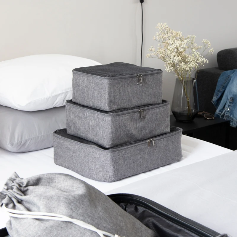 TRAVEL Organizer L - Grau