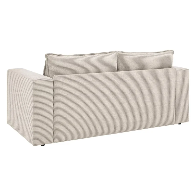 2‑Sitzer Sofa Cordbezug Beige – Piagge