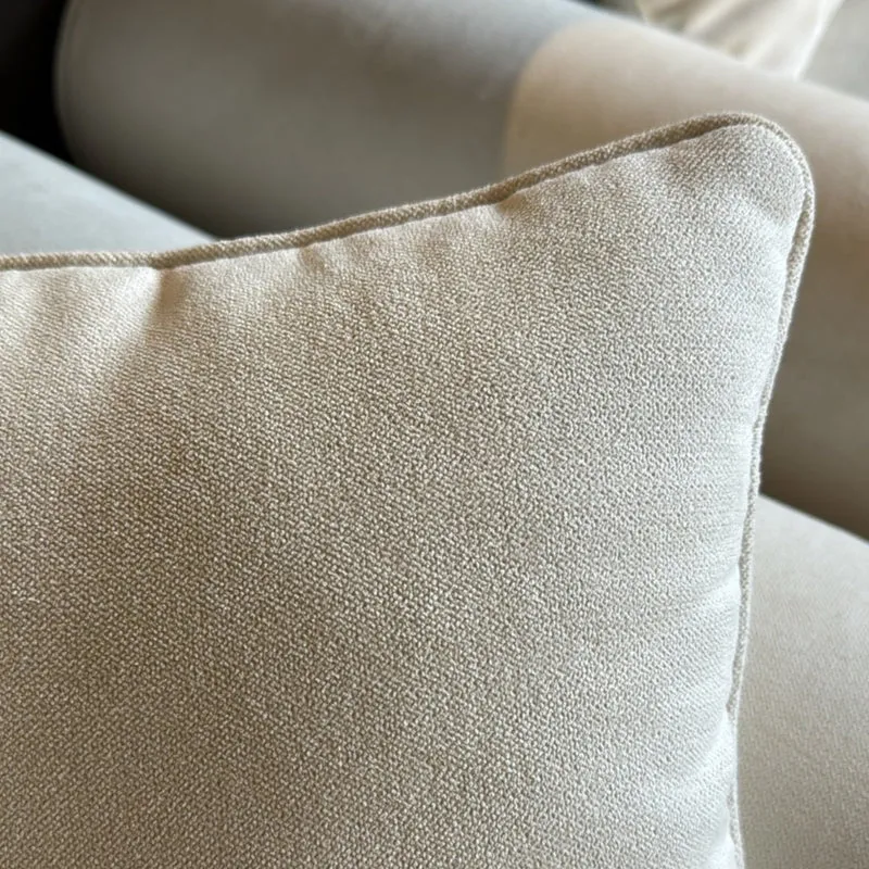 Sofa 3-Sitzer Microfaser hellbeige – Westminster