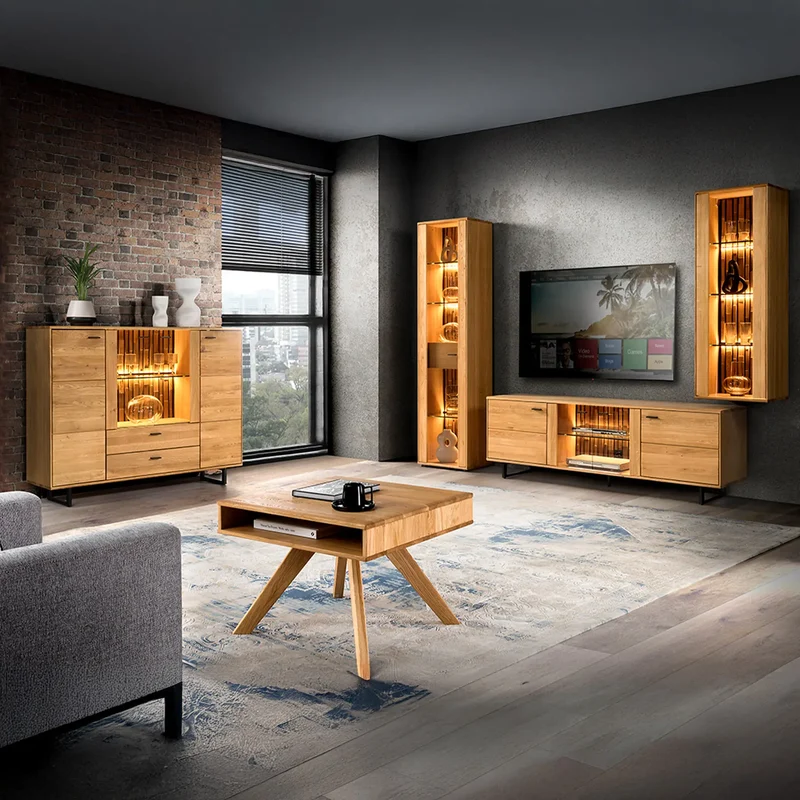 Highboard Wildeiche geölt – TRAMONTO