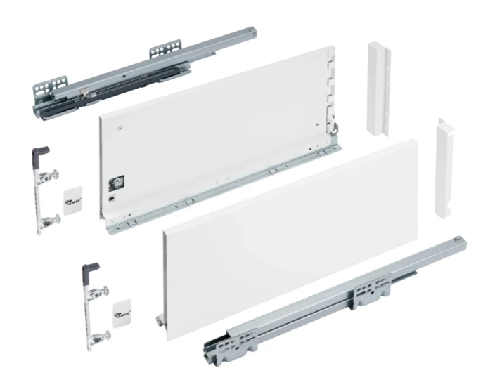 Slim Box Schubladensystem 40 kg - Soft-close - 18 mm