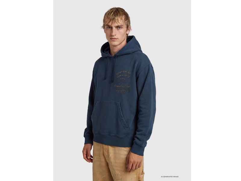 Hoodie im Vintage-Look