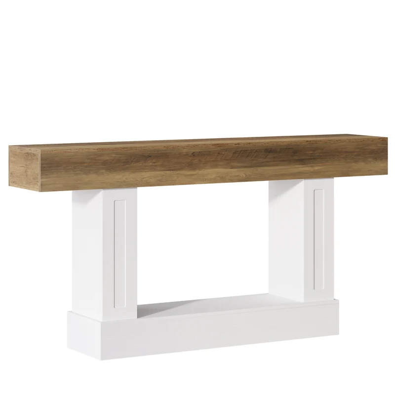 Tribesigns Konsolentisch 160 cm mit Ablage, Landhaus Flurtisch für Eingangsbereich, Wohnzimmer & Flur