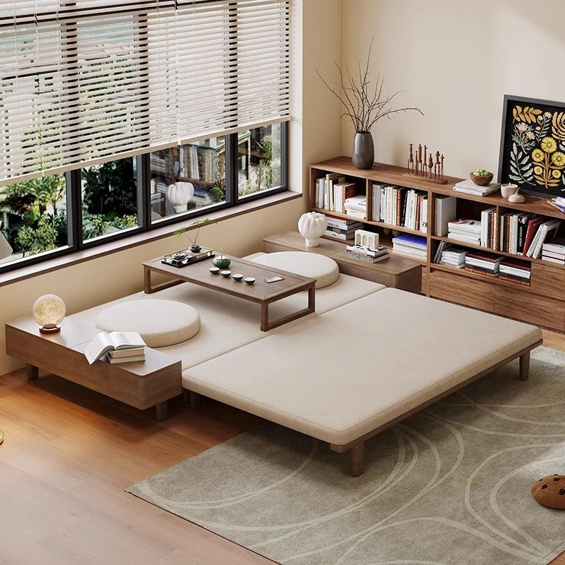 Zen Transform Schlafsofa mit Chabudai-Tisch