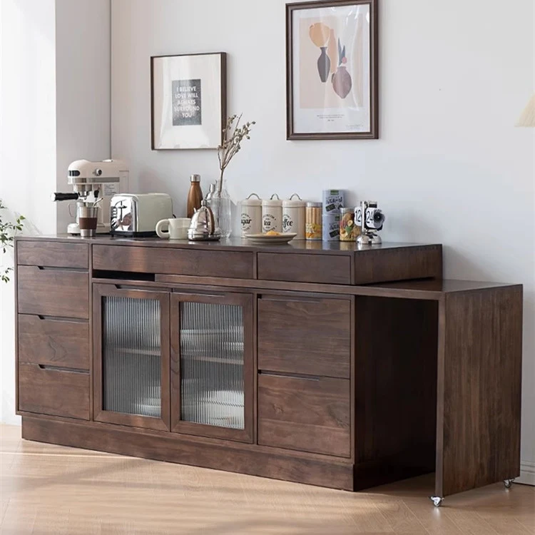 Mehrzweck-Sideboardschrank mit drehbarer Tischplatte
