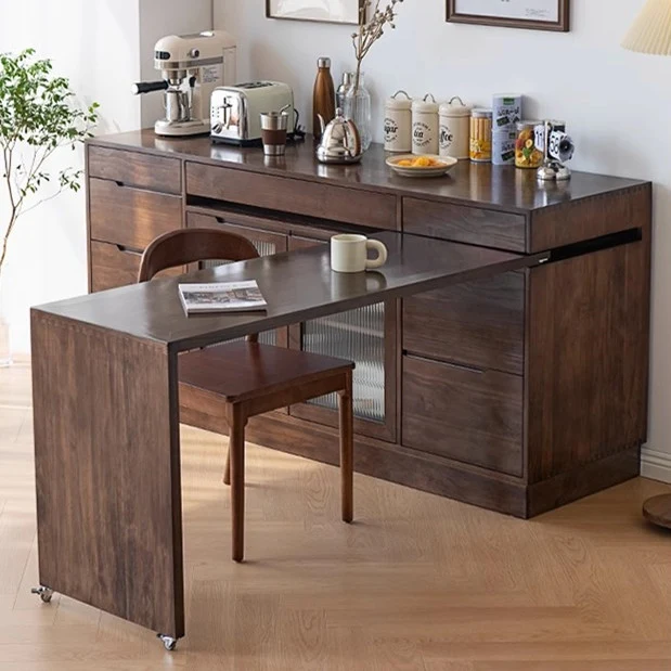 Mehrzweck-Sideboardschrank mit drehbarer Tischplatte
