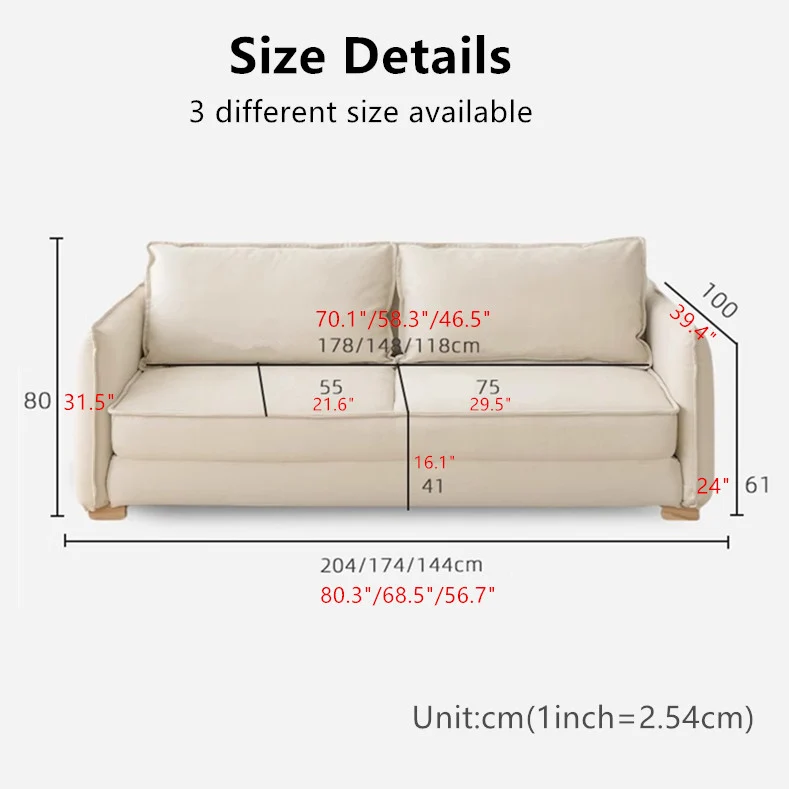 Nordic-Minimalismus-Bodenschlafsofa