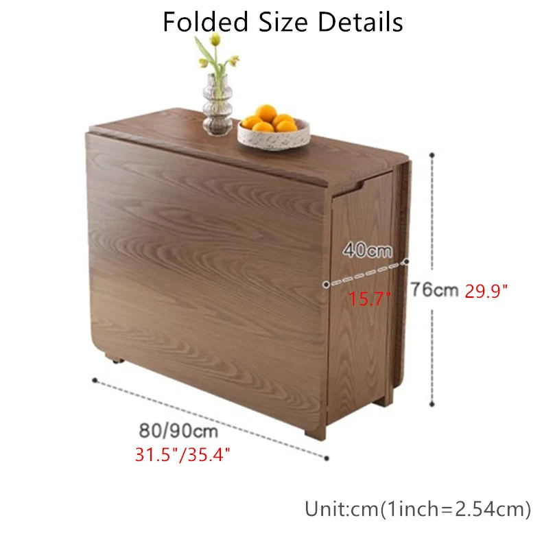 55" und 67" Double Drop Leaf Esstisch aus massivem Eichenholz mit Stühlen
