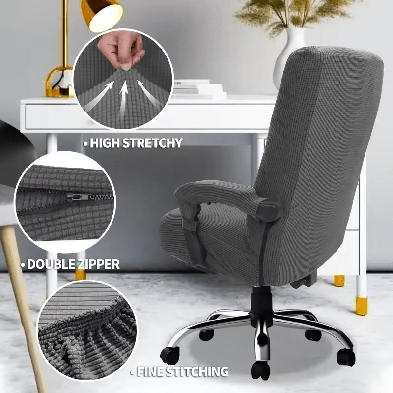 Thickened Jacquard Chair Cover – Stretchable Office Computer Chair