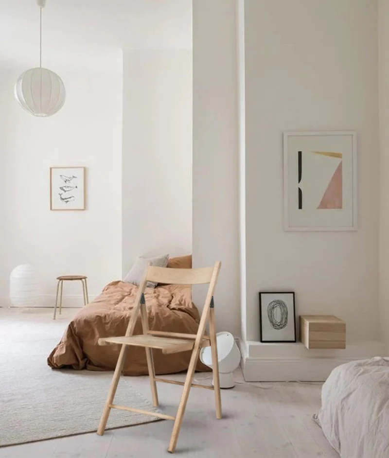 ReO Folding Wooden Chair – Handmade Vintage Stool, Scandinavian