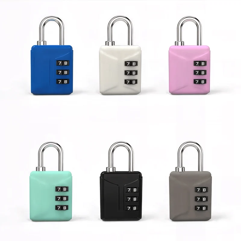 3-Digit Mini Password Padlock – Combination Lock for Student Lockers