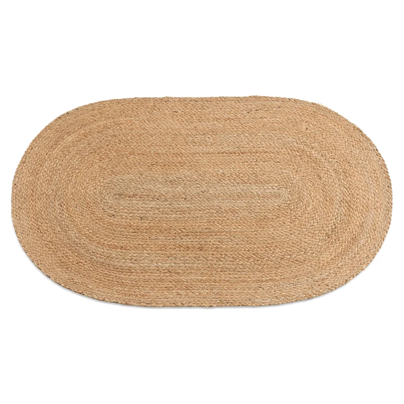 Arthur ovaler Teppich - Jute 70x120 cm