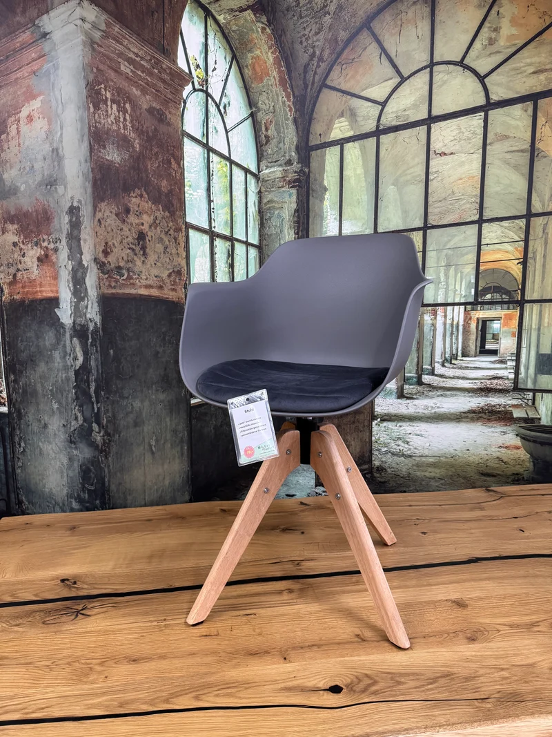 Esszimmerstuhl +Sitzschale +extra gepolstert +Drehfunktion +verschiedene Farben