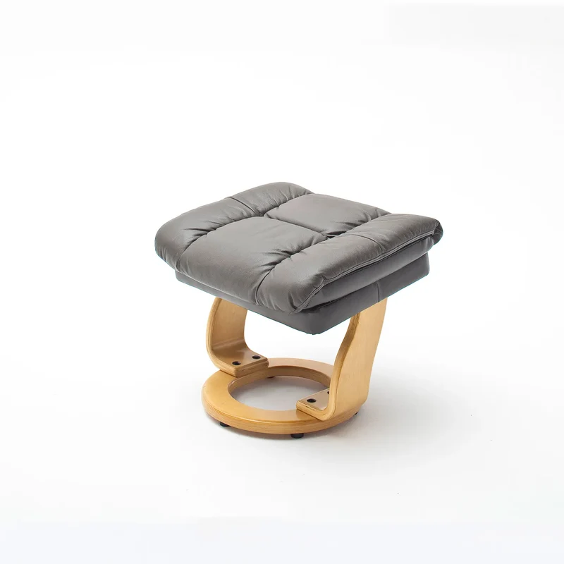 XXL Relaxsessel mit Hocker taupe – CALGARY