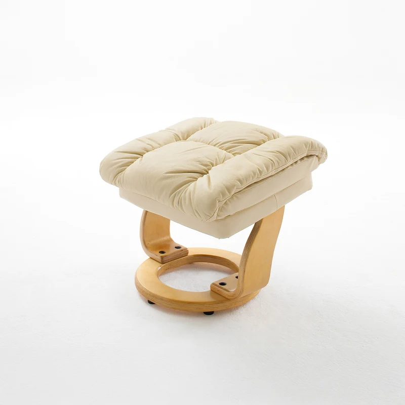 TV-Relaxsessel mit Hocker creme – CALGARY