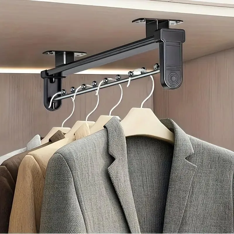 Telescopic Pants Hanger – Space-Saving Metal Organizer for Closet