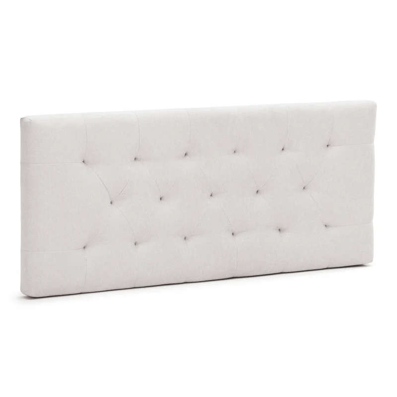 Nia Kopfteil 140x63 cm aus beigem Textil