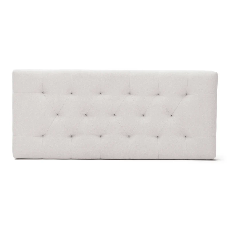 Nia Kopfteil 140x63 cm aus beigem Textil