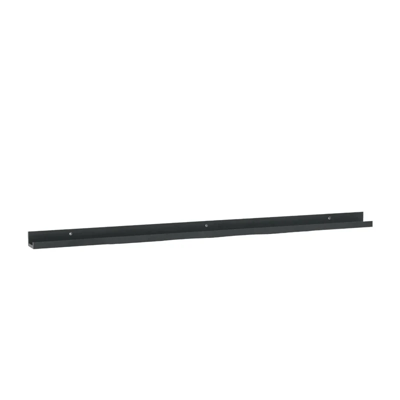 Emmie Bilderregal schwarz 115x7 cm